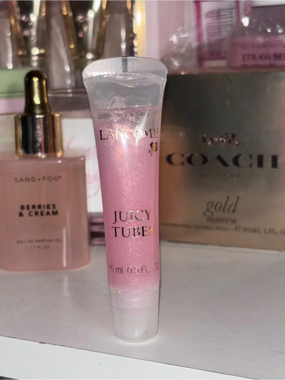 💝NEW LANCOME Juicy Tubes Lip Gloss –  Marshmallow Electro💝